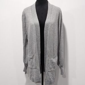 Maurices Light Gray Cardigan